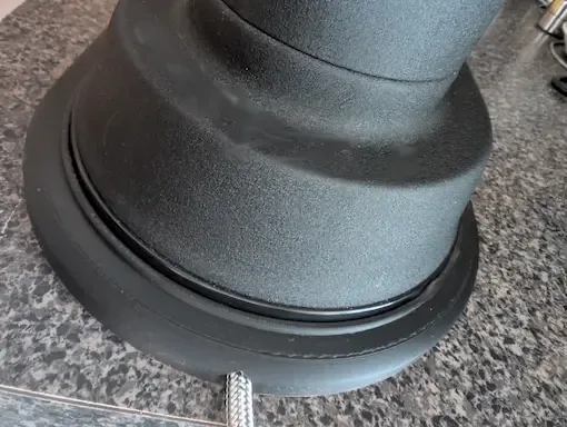 the CarbLift Pro with the co2 hose routed underneath